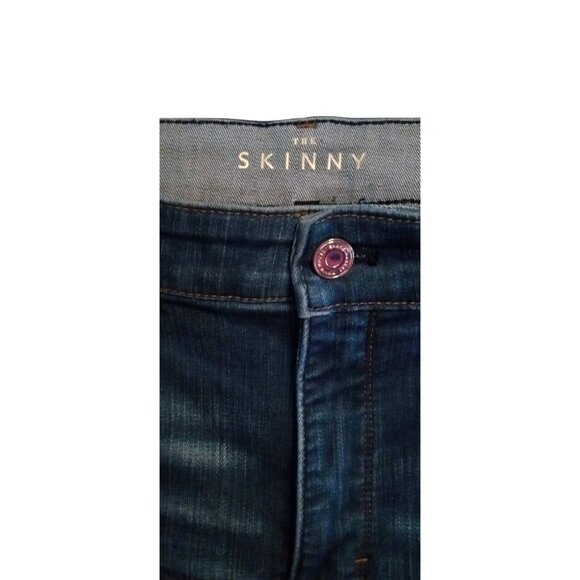 White House Black Market Jeans Women's Size 8 Med Blue Wash The Skinny High Rise - Picture 3 of 9